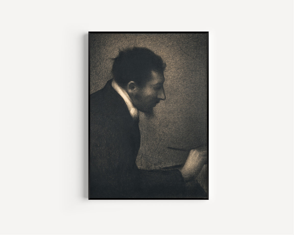 Georges Seurat — Aman-Jean (Portrait of Edmond François Aman-Jean) | Fine Art Print