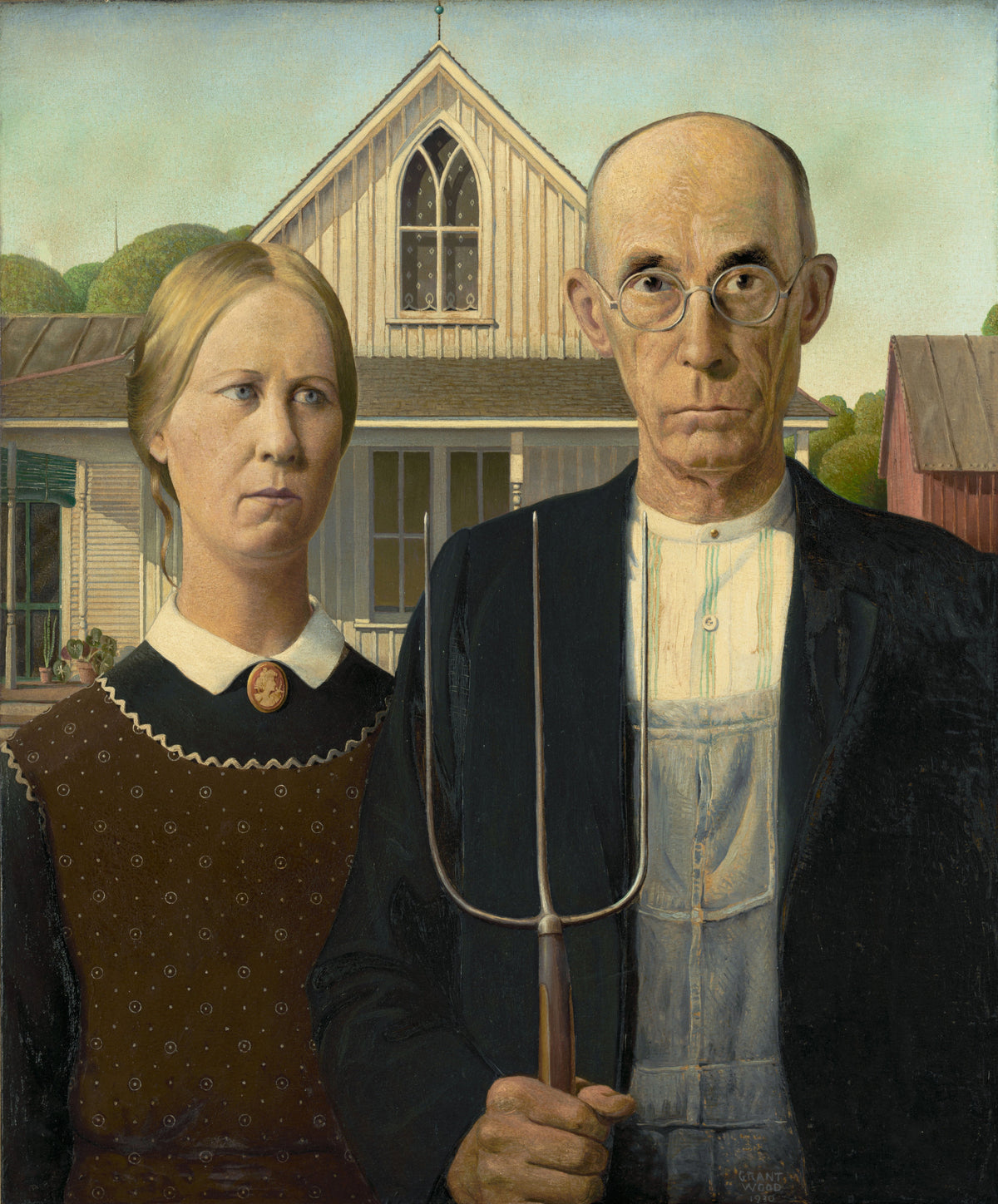 Grant Wood — American Gothic | Fine Art Print