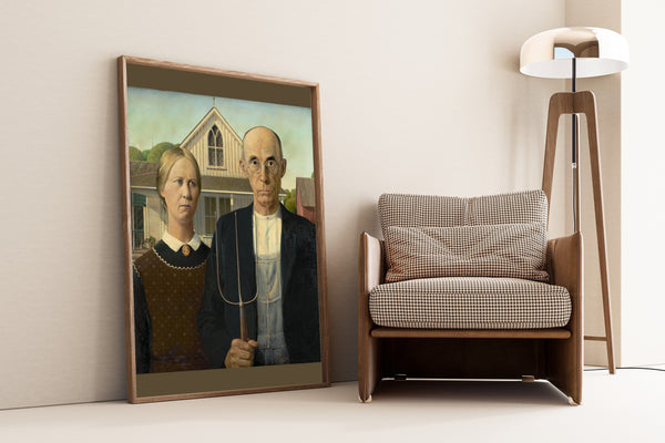 Grant Wood — American Gothic | Fine Art Print