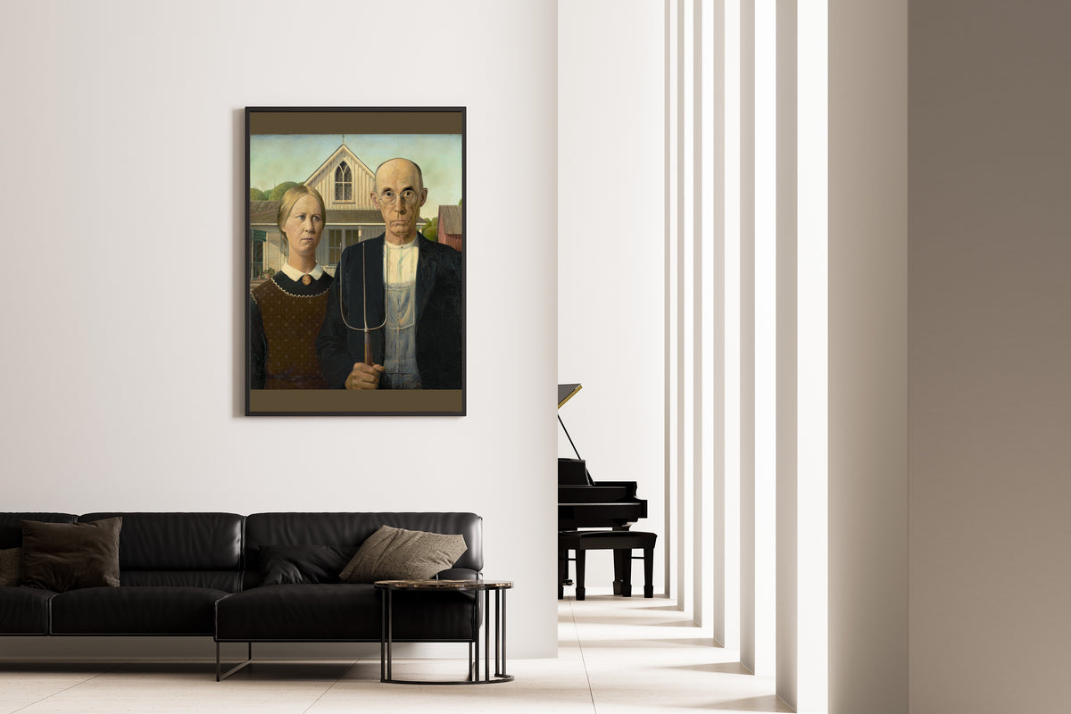 Grant Wood — American Gothic | Fine Art Print