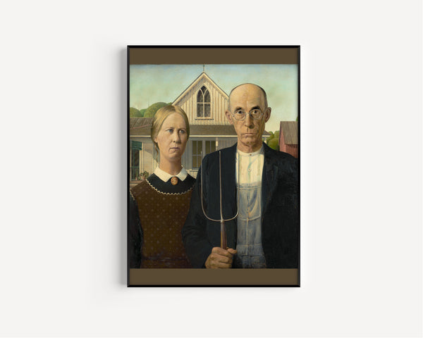 Grant Wood — American Gothic | Fine Art Print