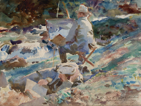 John Singer Sargent — An Artist at His Easel | Fine Art Print