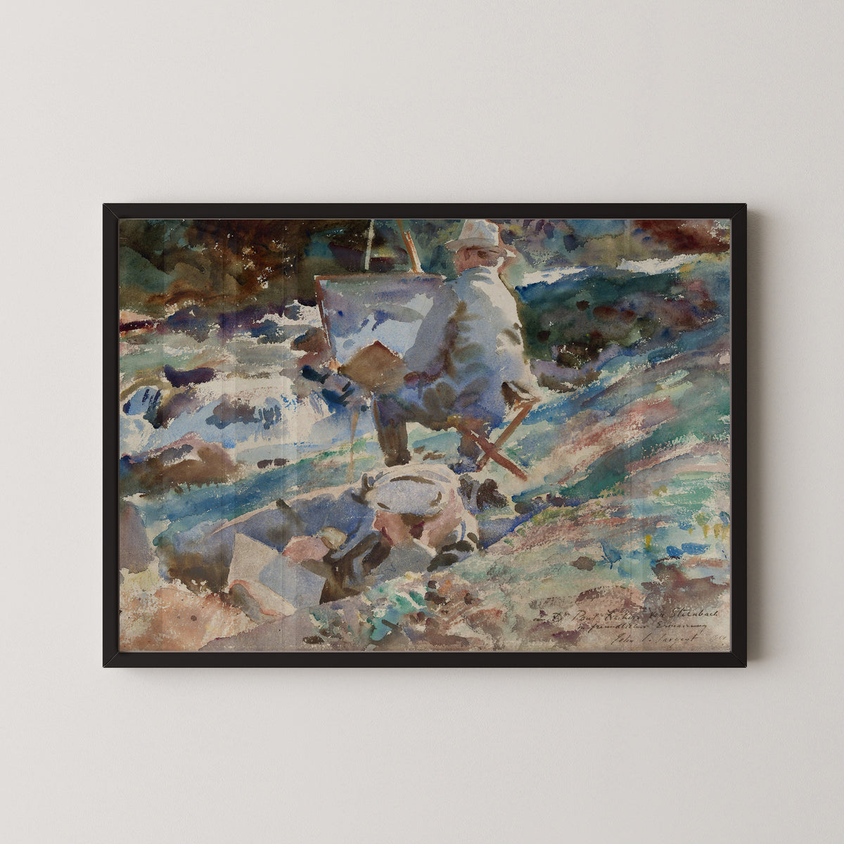 John Singer Sargent — An Artist at His Easel | Fine Art Print