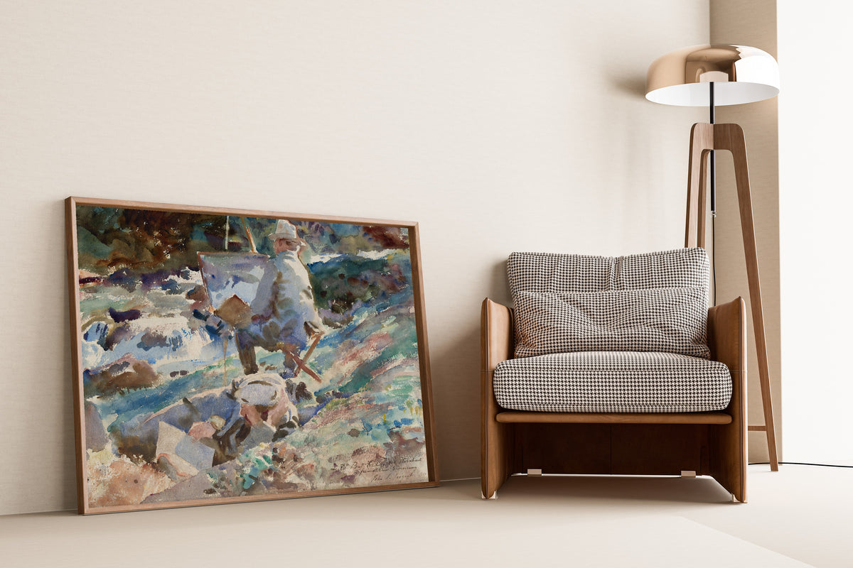 John Singer Sargent — An Artist at His Easel | Fine Art Print