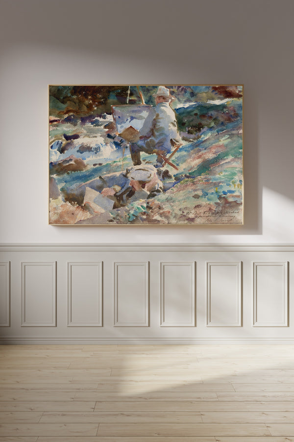 John Singer Sargent — An Artist at His Easel | Fine Art Print