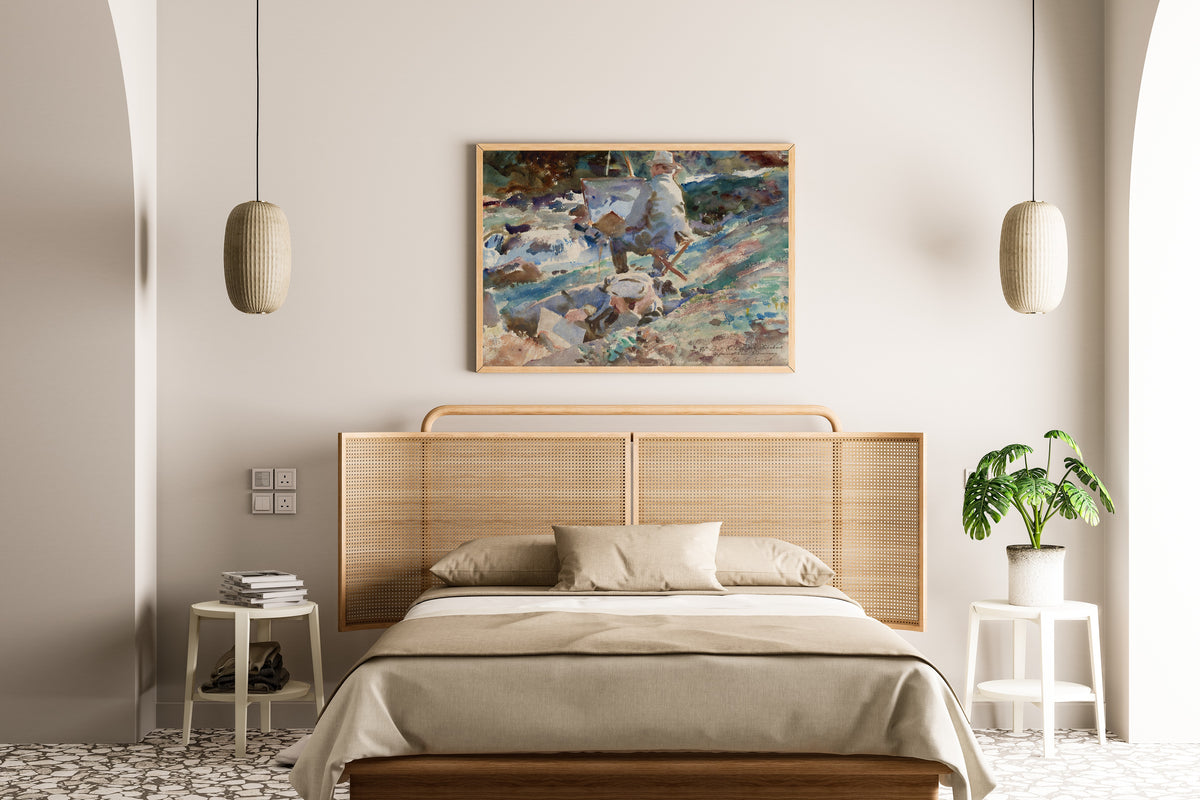 John Singer Sargent — An Artist at His Easel | Fine Art Print