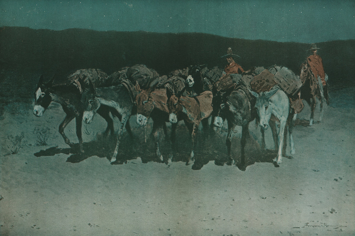 Frederic Remington — An Early Start for Market | Western Art Print