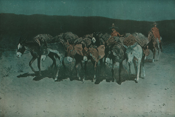 Frederic Remington — An Early Start for Market | Western Art Print