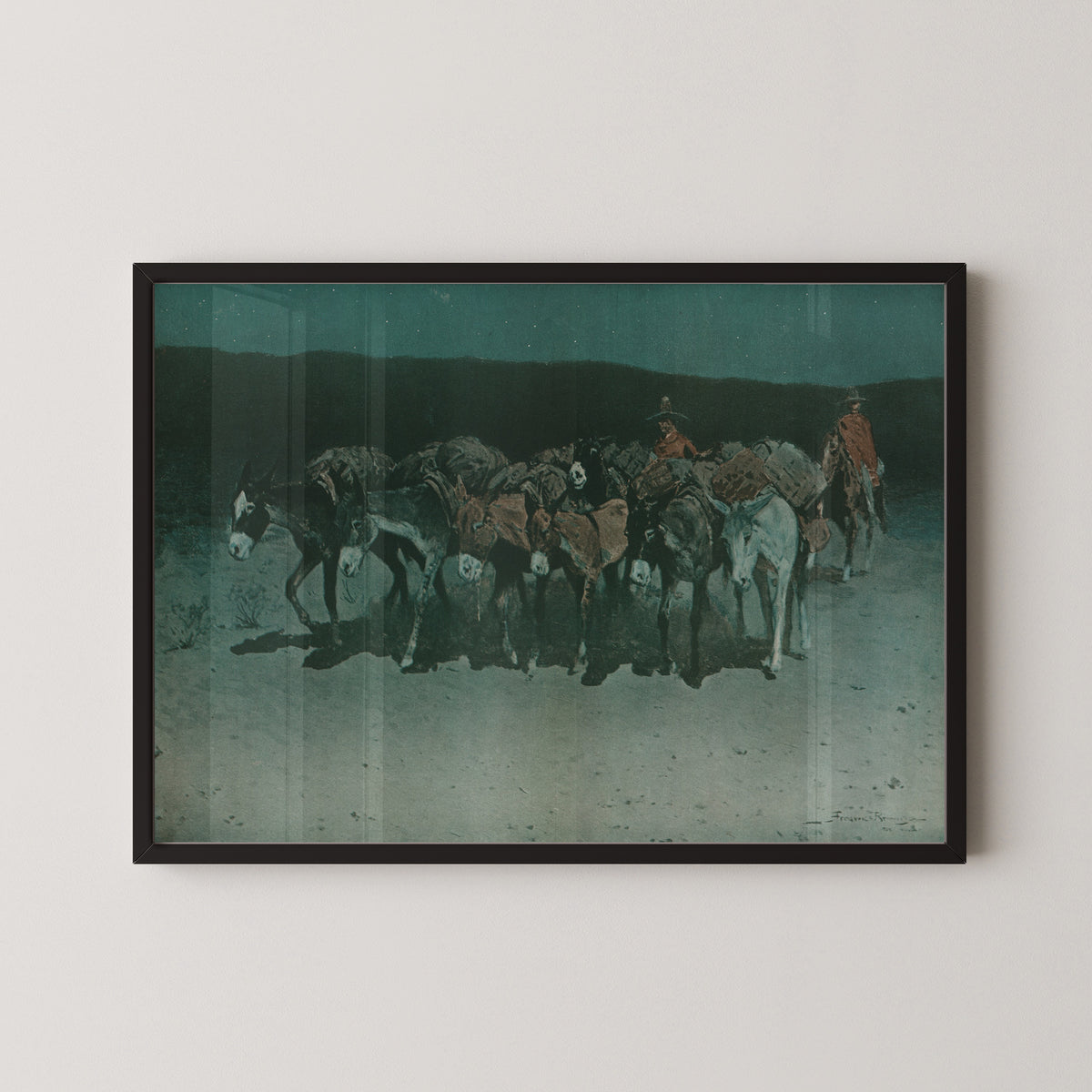 Frederic Remington — An Early Start for Market | Western Art Print