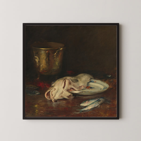 William Merritt Chase — An English Cod | Fine Art Print