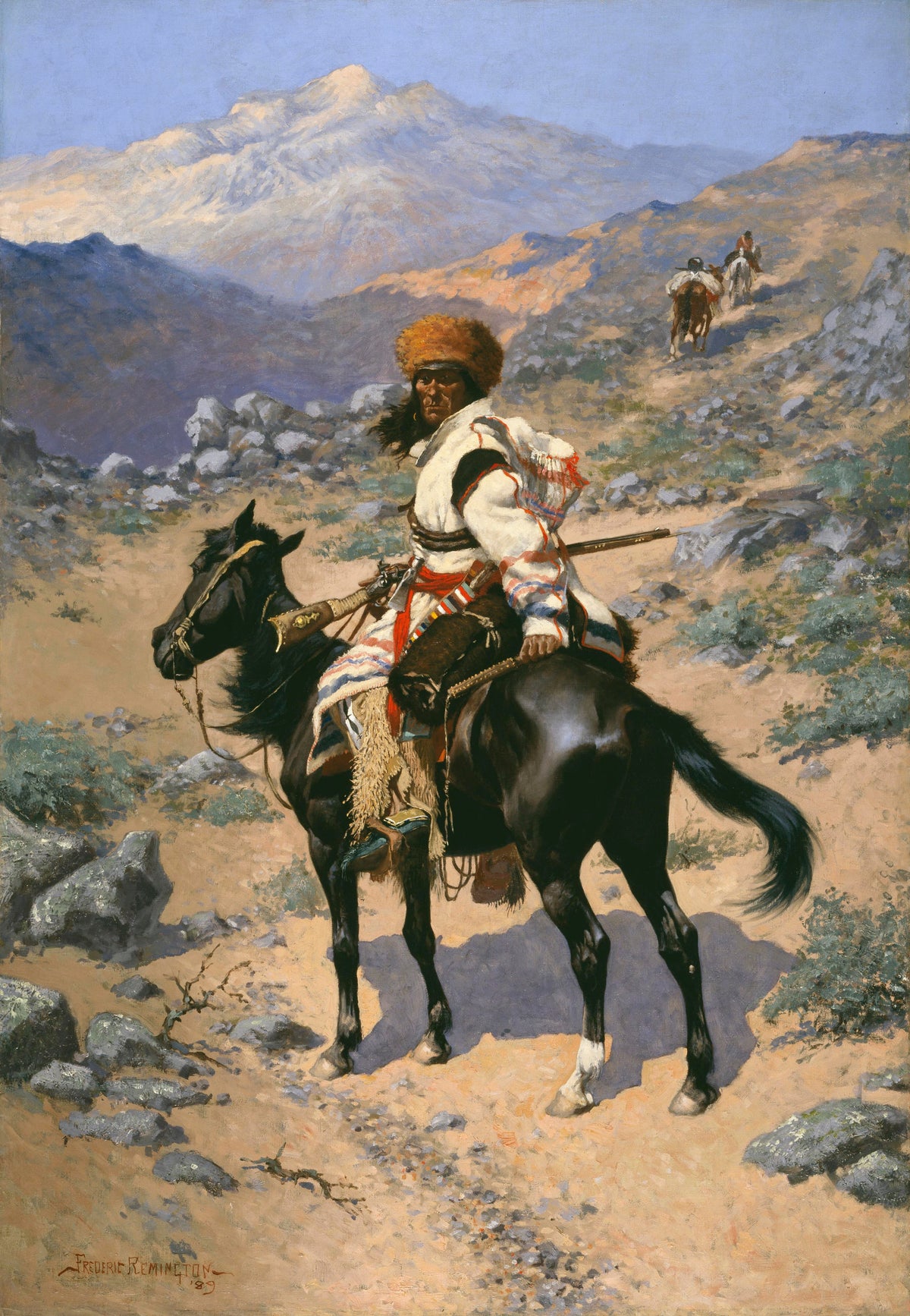Frederic Remington — An Indian Trapper | Western Art Print