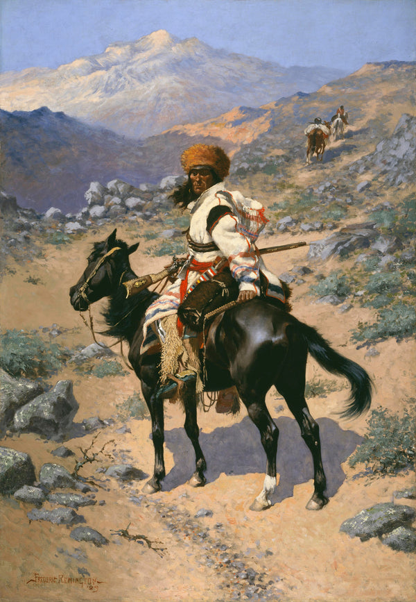 Frederic Remington — An Indian Trapper | Western Art Print