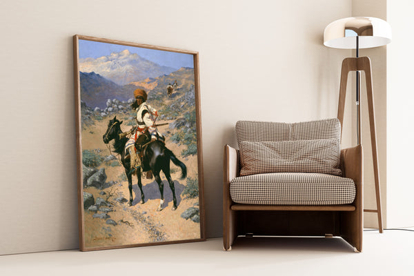 Frederic Remington — An Indian Trapper | Western Art Print