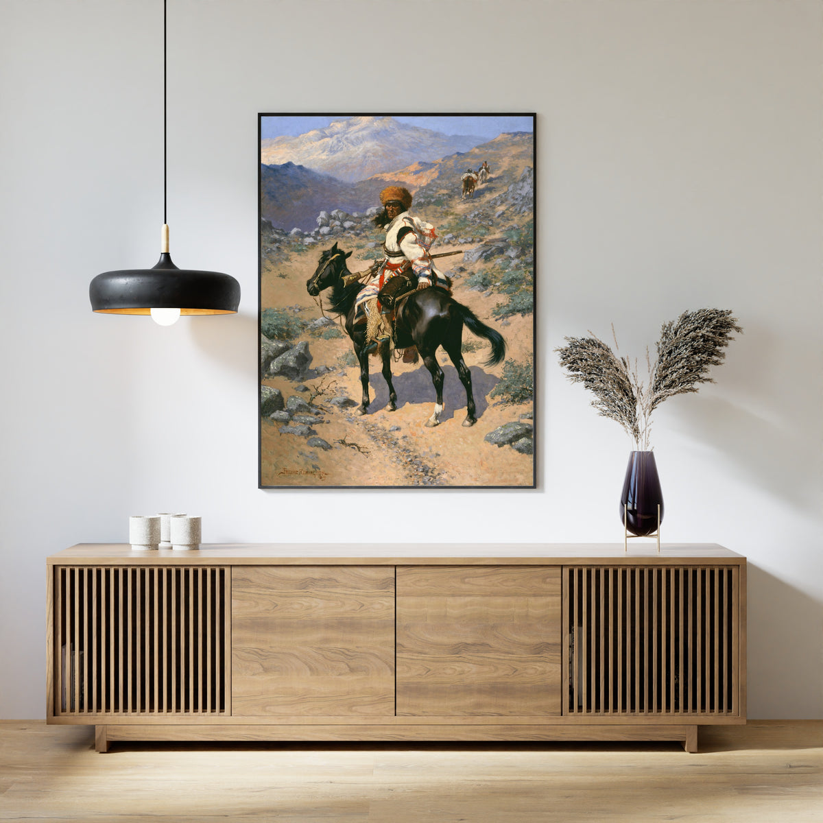 Frederic Remington — An Indian Trapper | Western Art Print