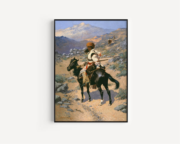 Frederic Remington — An Indian Trapper | Western Art Print