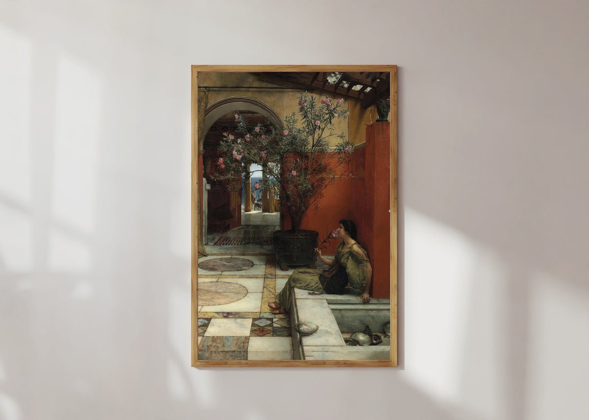 Lawrence Alma-Tadema — An Oleander | Art Print