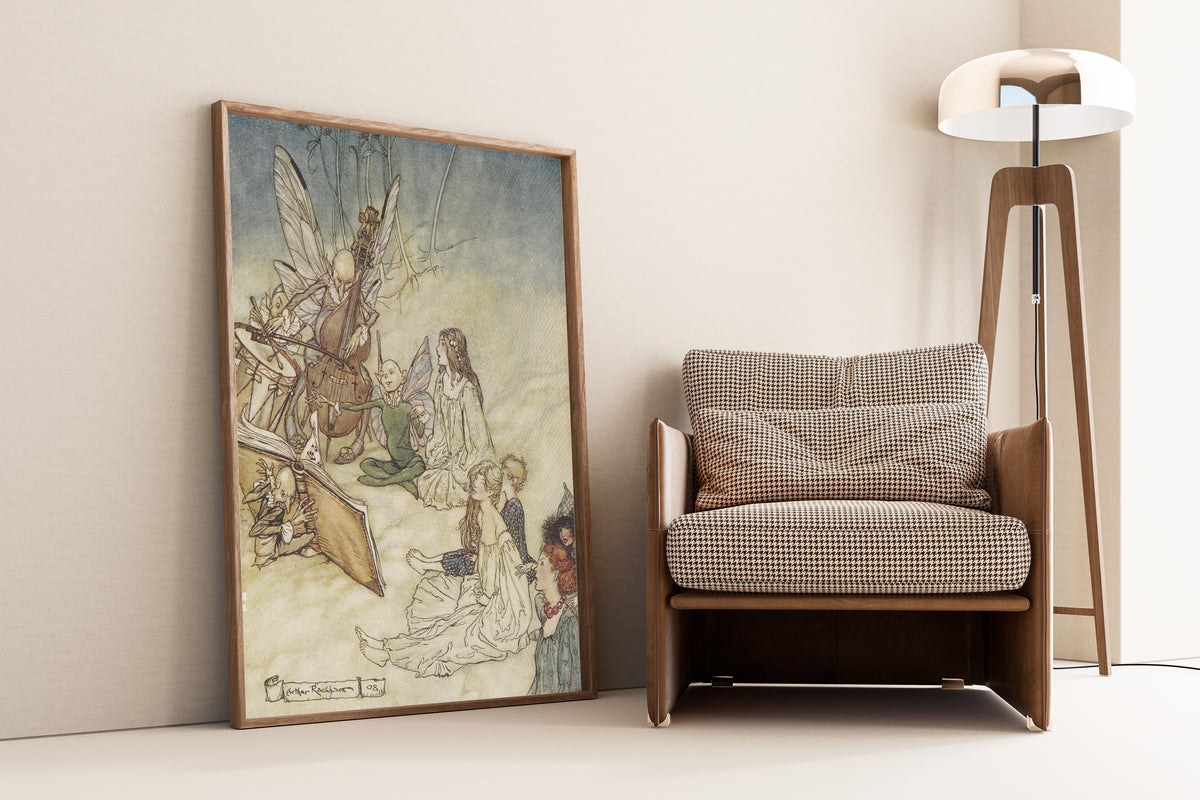 Arthur Rackham — And a Fairy Song | Shakespeare Illustration Print