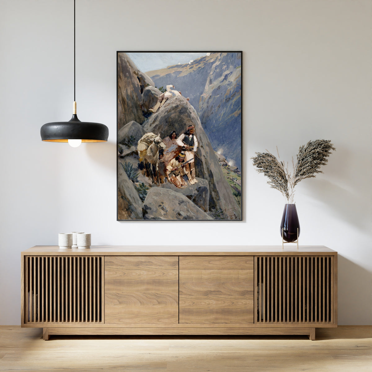 Henry Farny — Apache Indians in the Mountains | Western Art Print