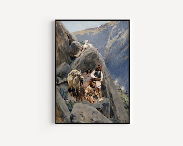 Henry Farny — Apache Indians in the Mountains | Western Art Print