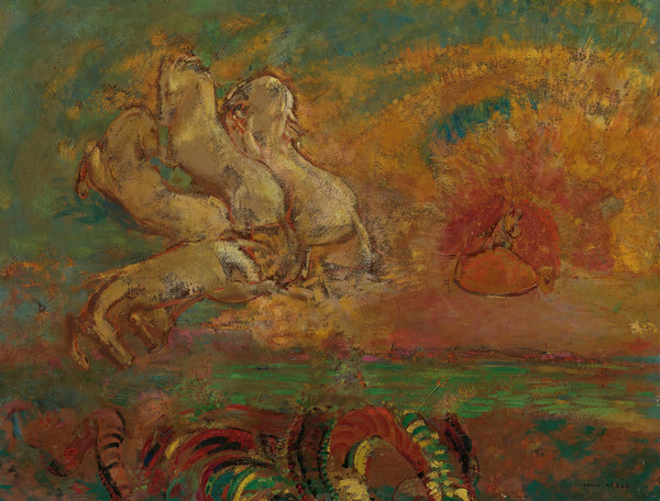 Odilon Redon — Apollo's Chariot and the Dragon | Symbolist Art Print