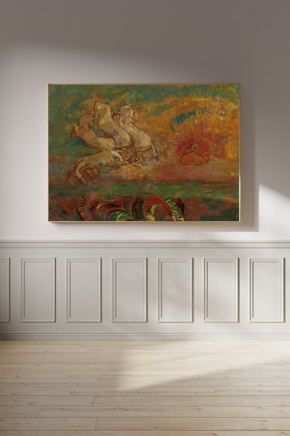 Odilon Redon — Apollo's Chariot and the Dragon | Symbolist Art Print