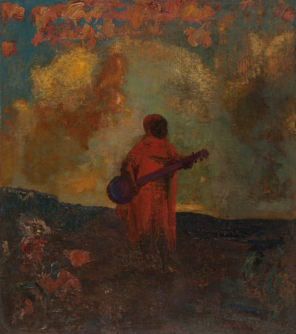 Odilon Redon — Arab Musician | Symbolist Art Print