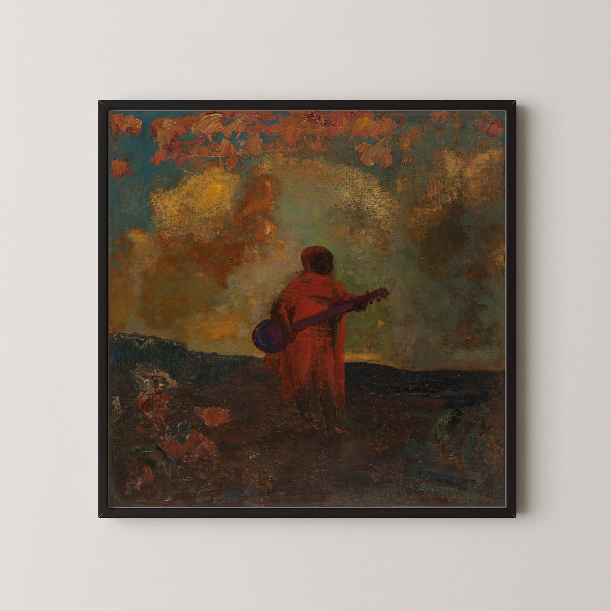 Odilon Redon — Arab Musician | Symbolist Art Print