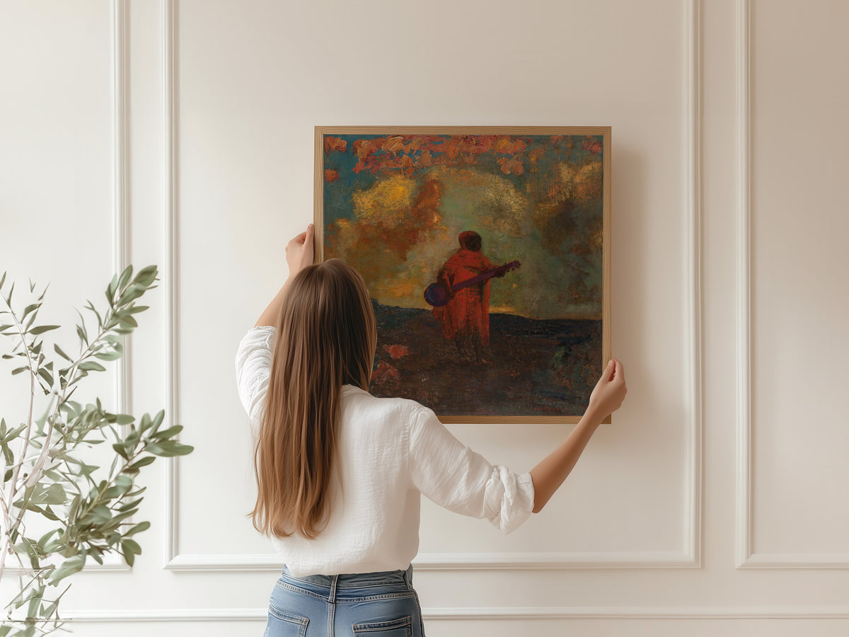 Odilon Redon — Arab Musician | Symbolist Art Print