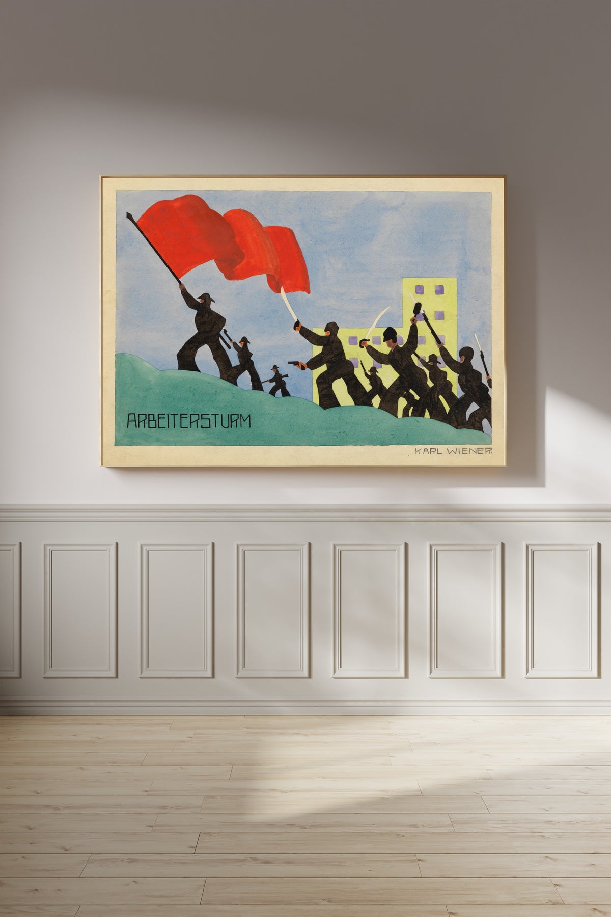 Karl Wiener — Arbeitersturm (Workers' Assault) | Vintage Poster Print