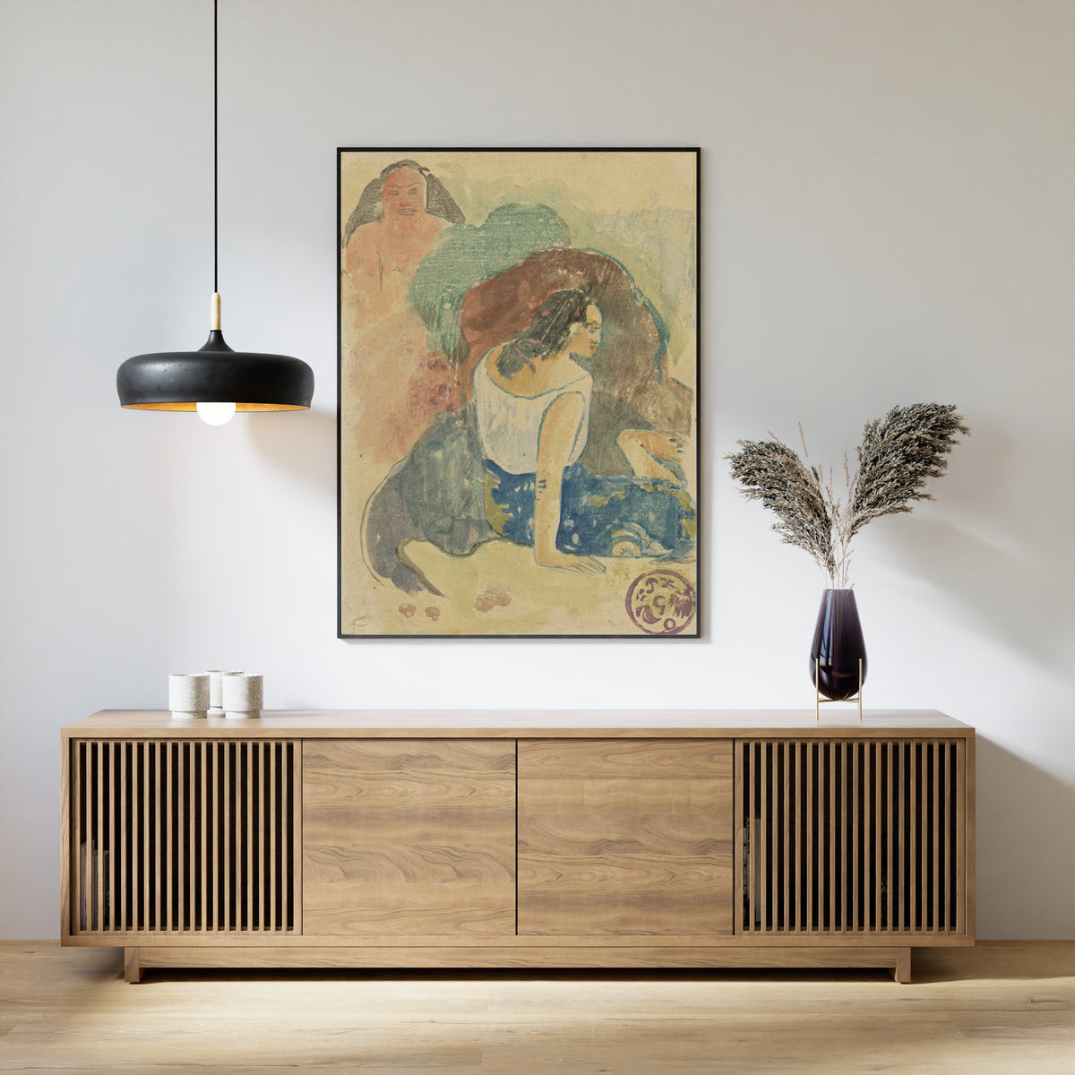 Paul Gauguin — Arearea no Varua Ino (Words of the Devil) | Fine Art Print
