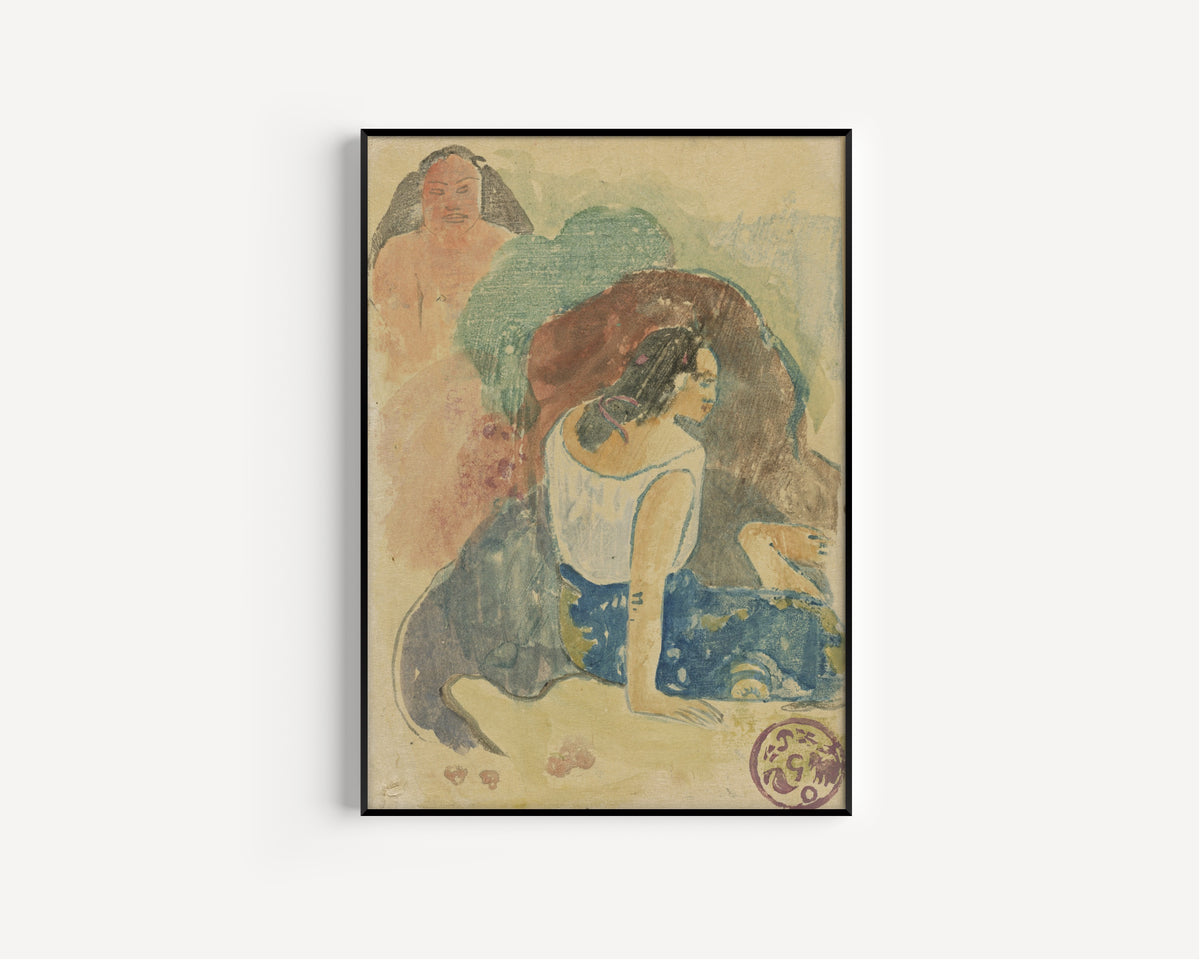 Paul Gauguin — Arearea no Varua Ino (Words of the Devil) | Fine Art Print