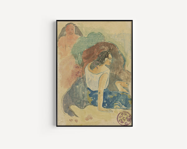 Paul Gauguin — Arearea no Varua Ino (Words of the Devil) | Fine Art Print
