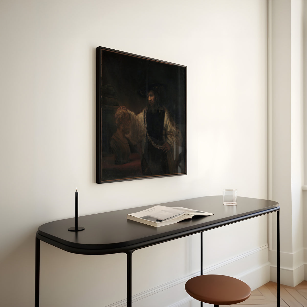Rembrandt van Rijn — Aristotle with a Bust of Homer | Fine Art Print