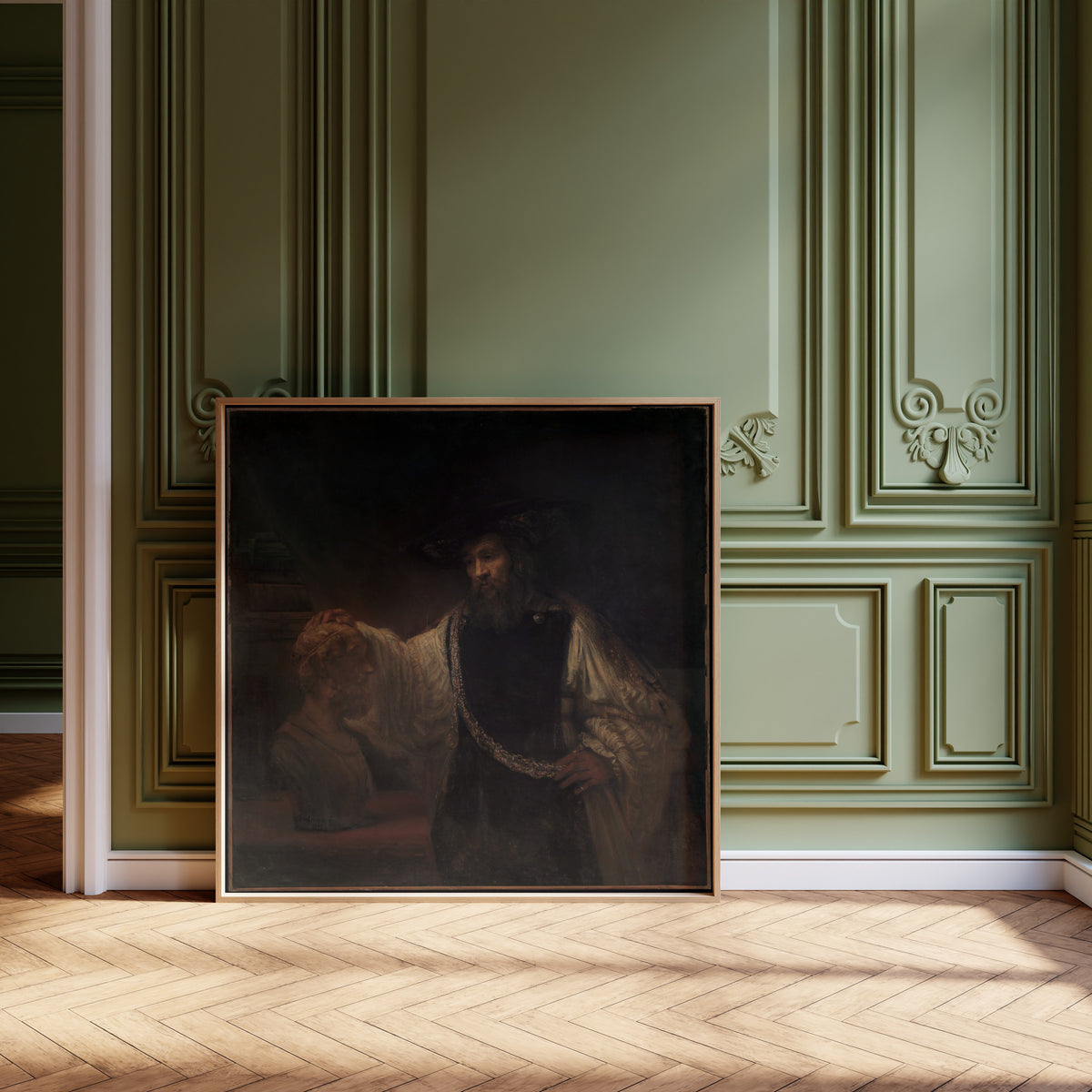 Rembrandt van Rijn — Aristotle with a Bust of Homer | Fine Art Print