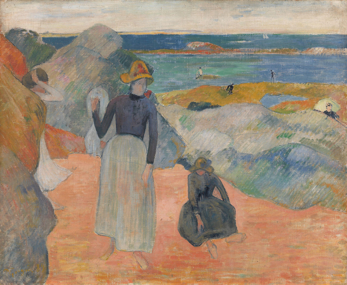 Paul Gauguin — At the Beach, Bretagne | Fine Art Print