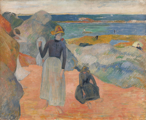 Paul Gauguin — At the Beach, Bretagne | Fine Art Print