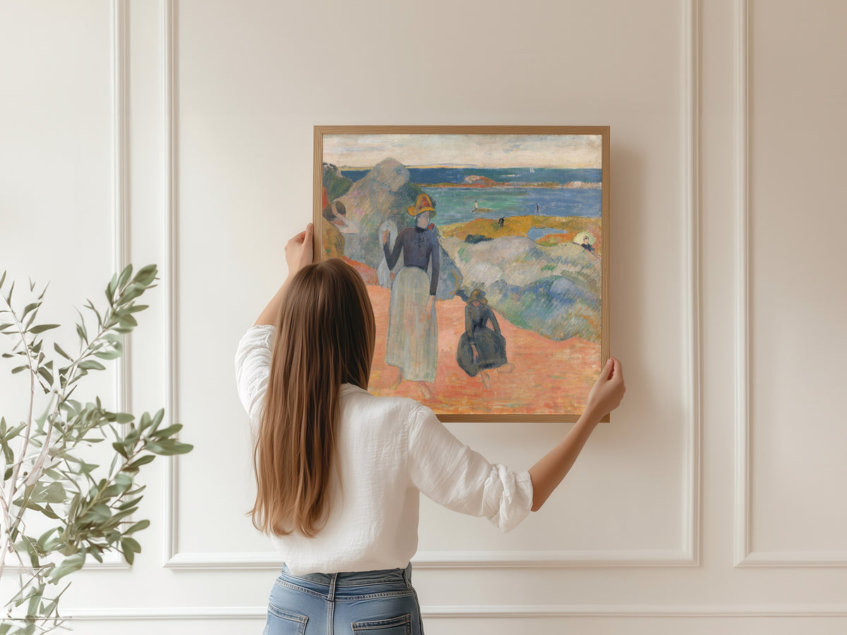 Paul Gauguin — At the Beach, Bretagne | Fine Art Print