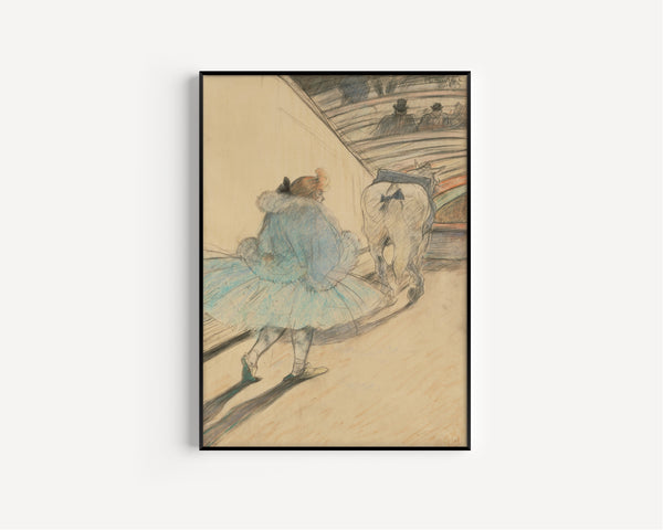 Henri de Toulouse-Lautrec — At the Circus: Entering the Ring | Fine Art Print