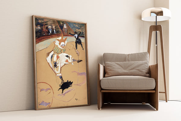 Henri de Toulouse-Lautrec — At the Circus Fernando: Medrano with a Piglet | Fine Art Print