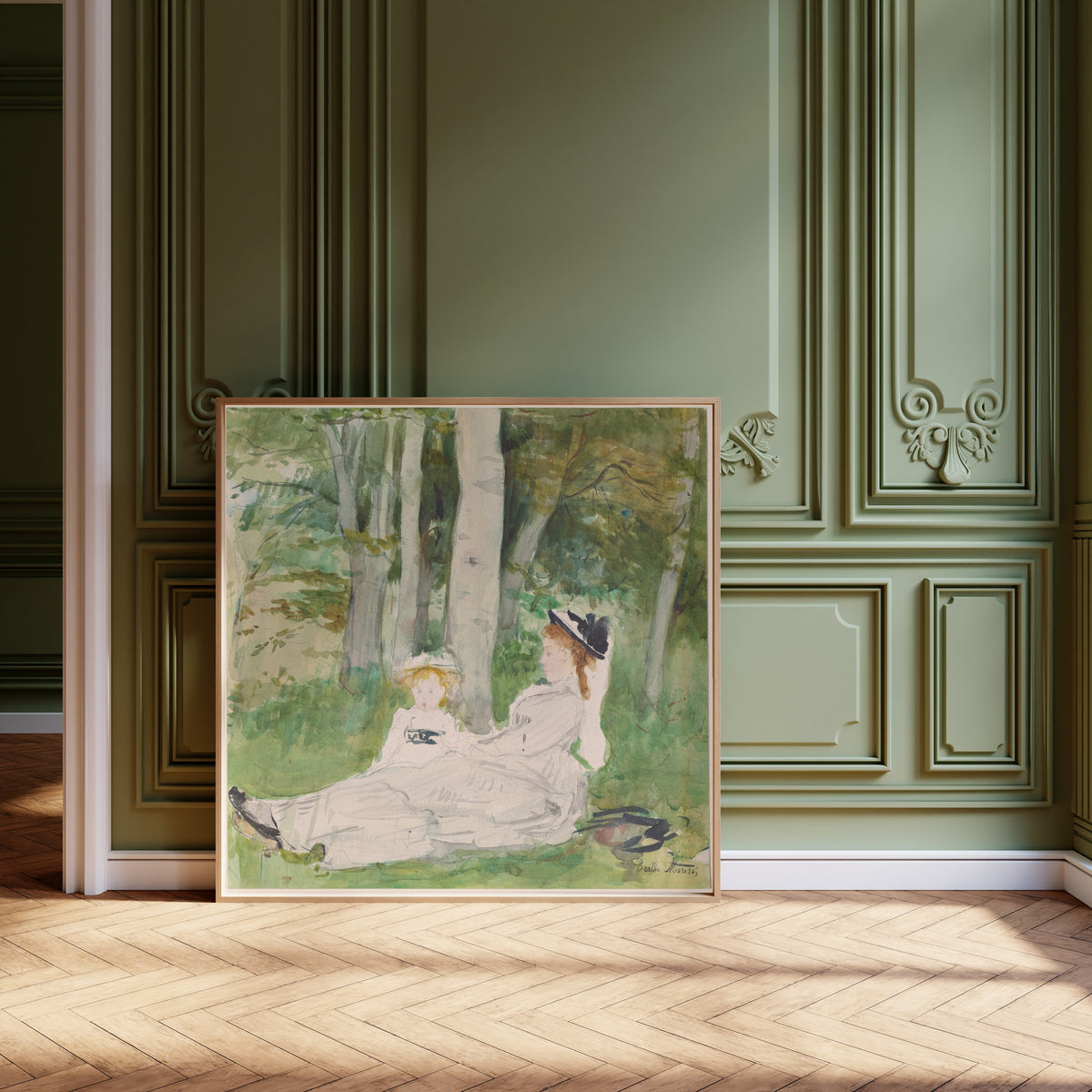 Berthe Morisot — At the Edge of the Forest (Edma and Jeanne) | Fine Art Print