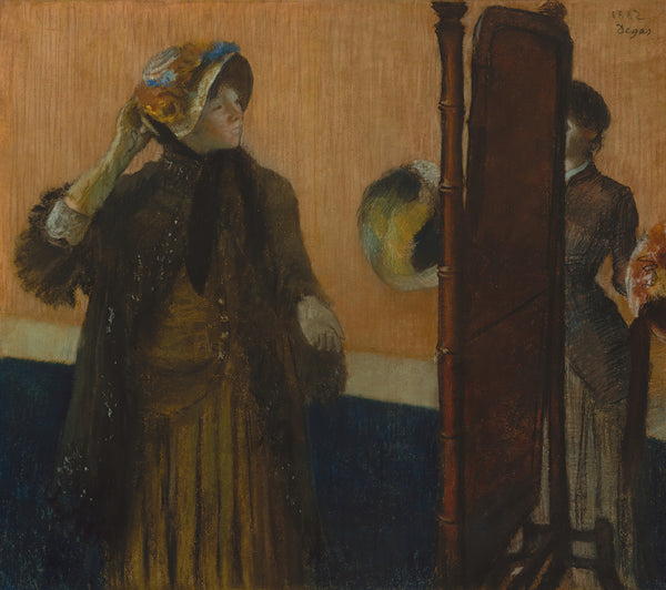 Edgar Degas — At the Milliner's (Trying On a Bonnet) | Fine Art Print