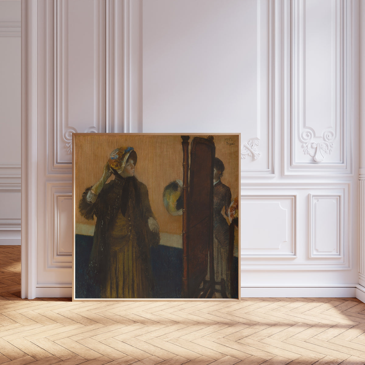 Edgar Degas — At the Milliner's (Trying On a Bonnet) | Fine Art Print