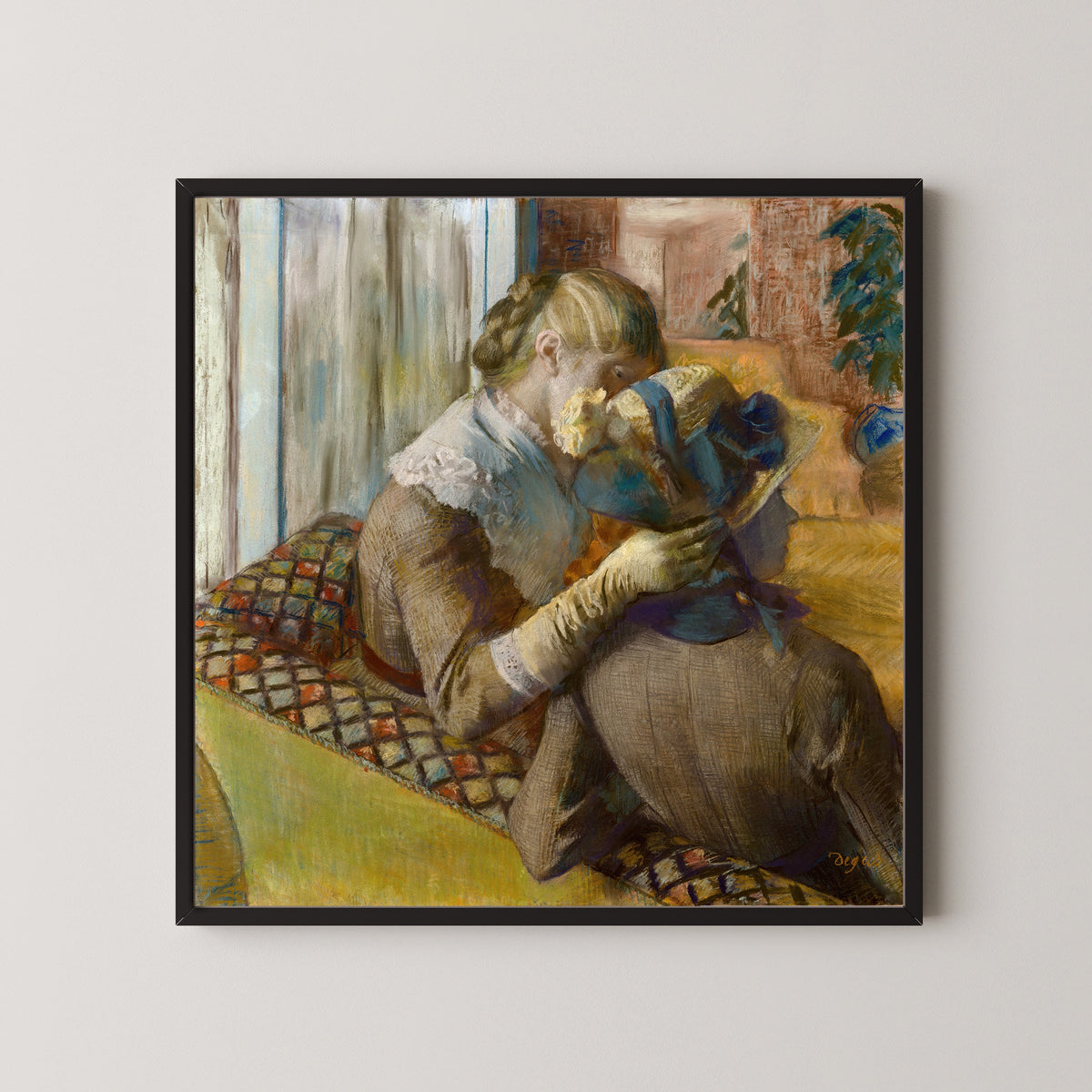 Edgar Degas — At the Milliner's (Yellow Gloves) | Fine Art Print