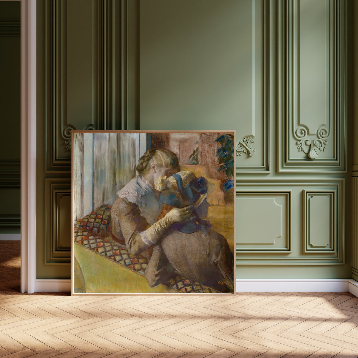 Edgar Degas — At the Milliner's (Yellow Gloves) | Fine Art Print