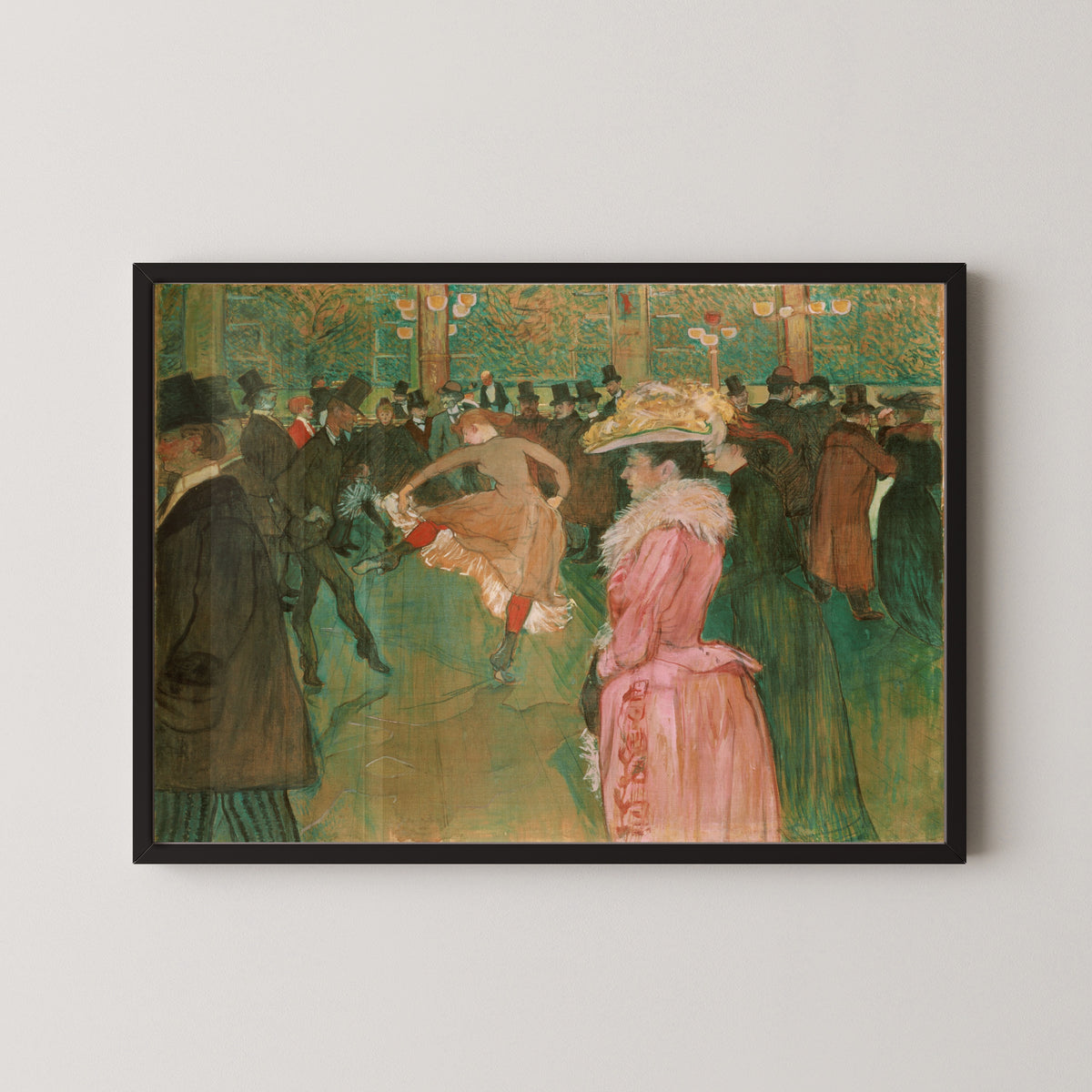 Henri de Toulouse-Lautrec — At the Moulin Rouge: The Dance | Fine Art Print