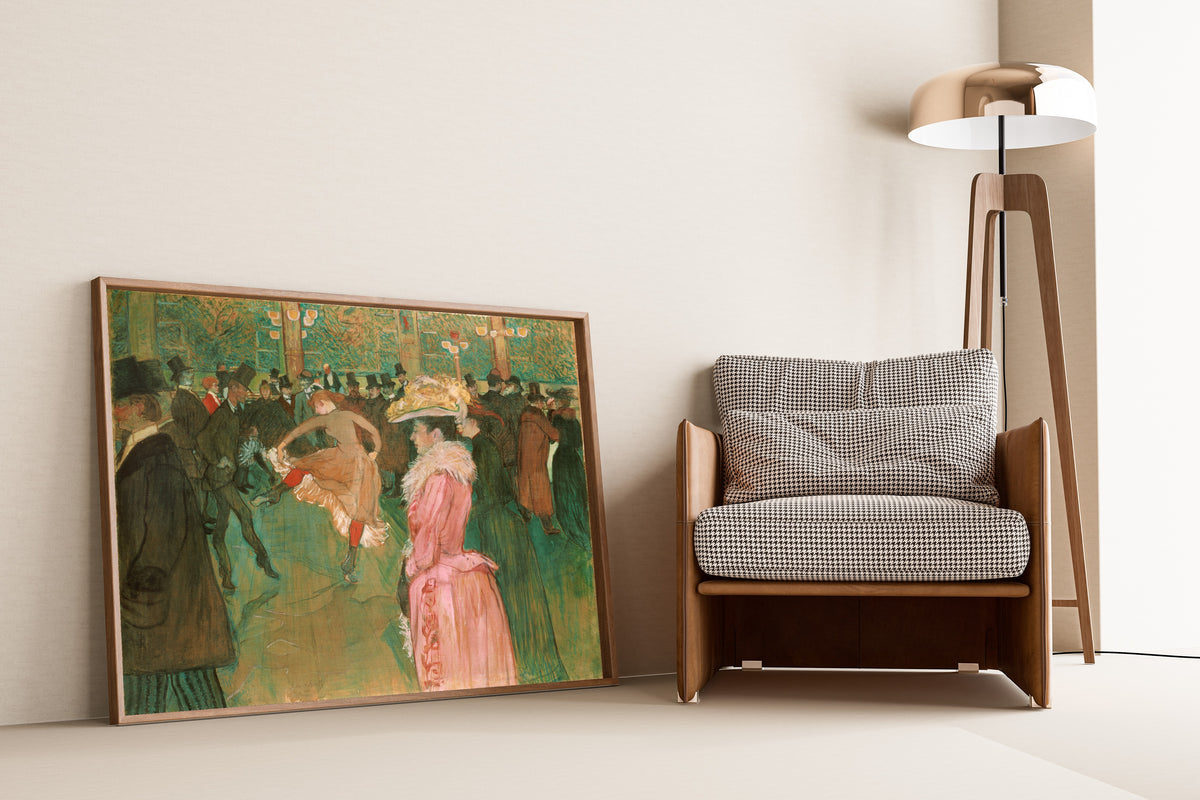 Henri de Toulouse-Lautrec — At the Moulin Rouge: The Dance | Fine Art Print