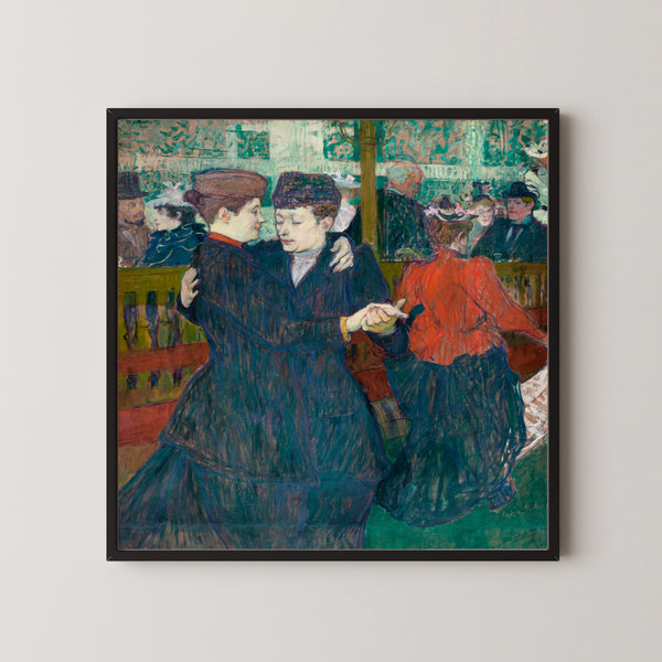 Henri de Toulouse-Lautrec — At the Moulin Rouge: Two Women Waltzing | Fine Art Print