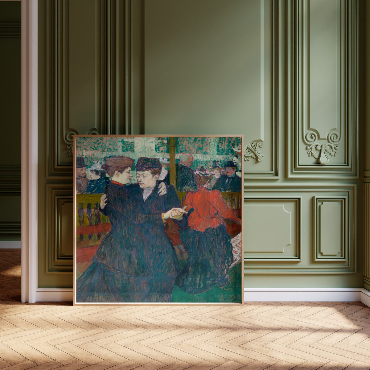 Henri de Toulouse-Lautrec — At the Moulin Rouge: Two Women Waltzing | Fine Art Print