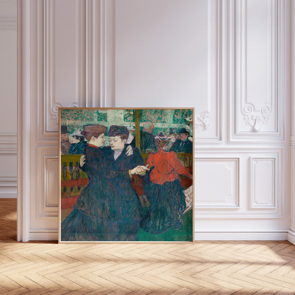 Henri de Toulouse-Lautrec — At the Moulin Rouge: Two Women Waltzing | Fine Art Print