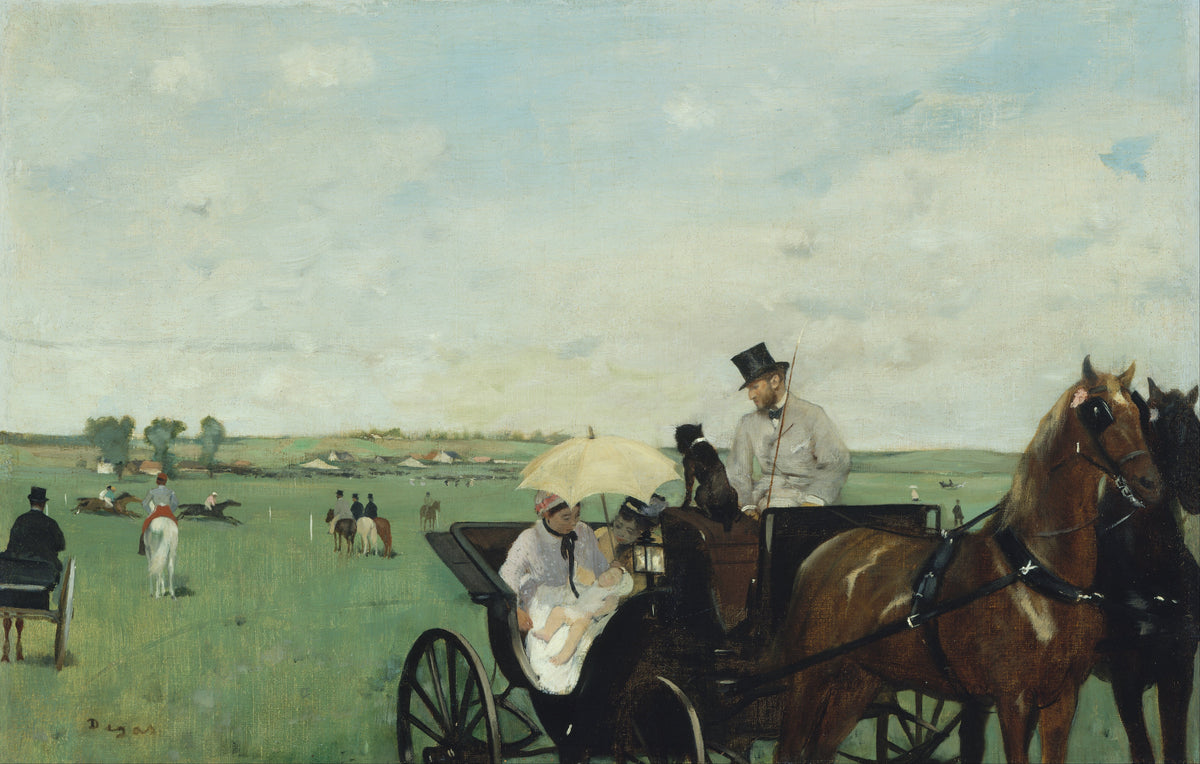 Edgar Degas — At the Races in the Countryside | Fine Art Print